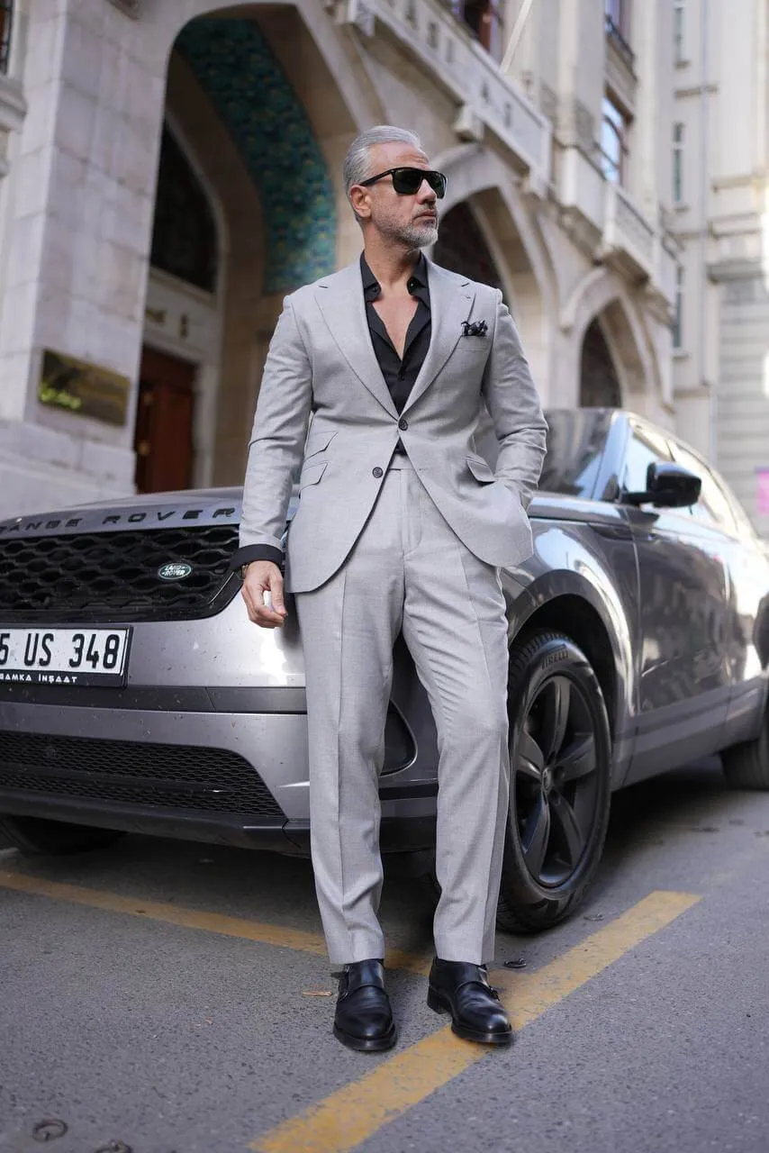 Platinum Gray 2-Piece Suit