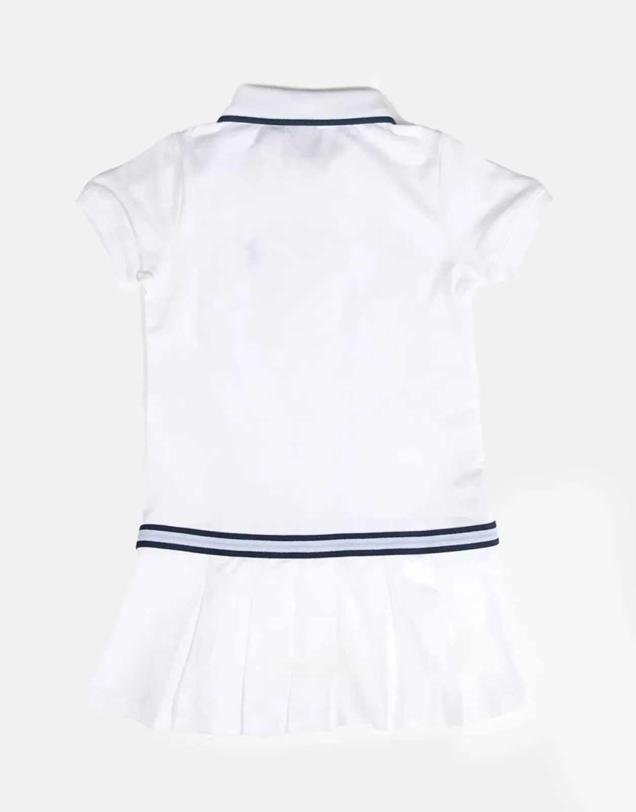 Polo Girls Cally Pleated White Skirt Kids Dress