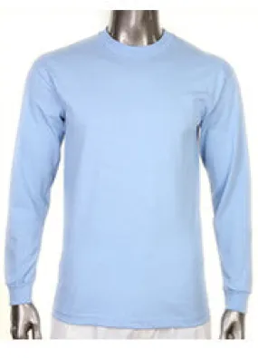 Pro Club Heavyweight Long Sleeve Light Blue T Shirt