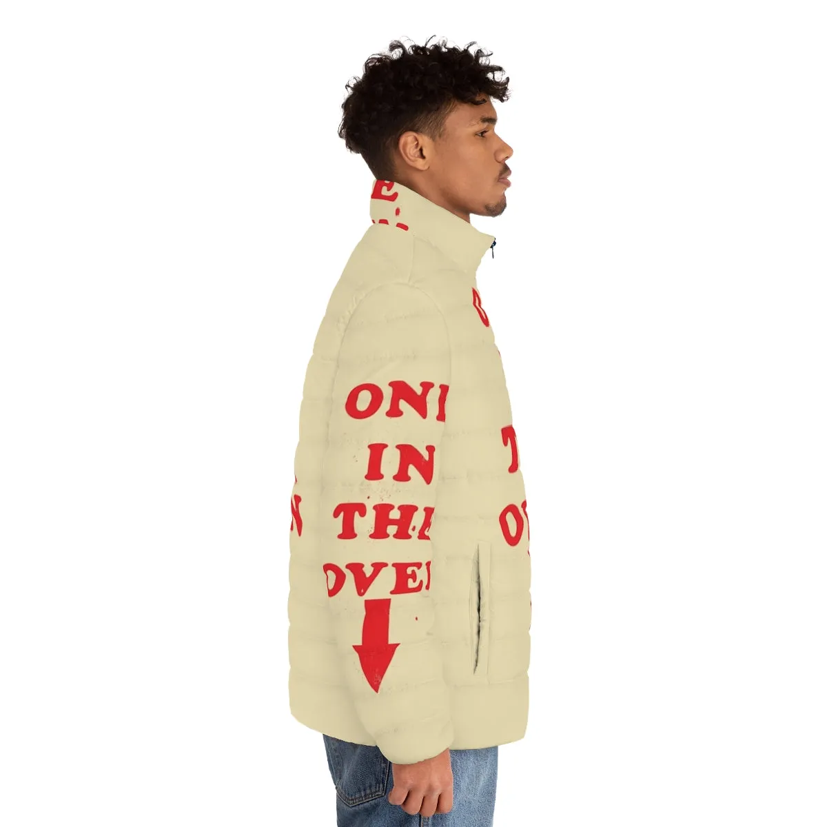 "One In The Oven" Retro Police Academy Puffer Jacket