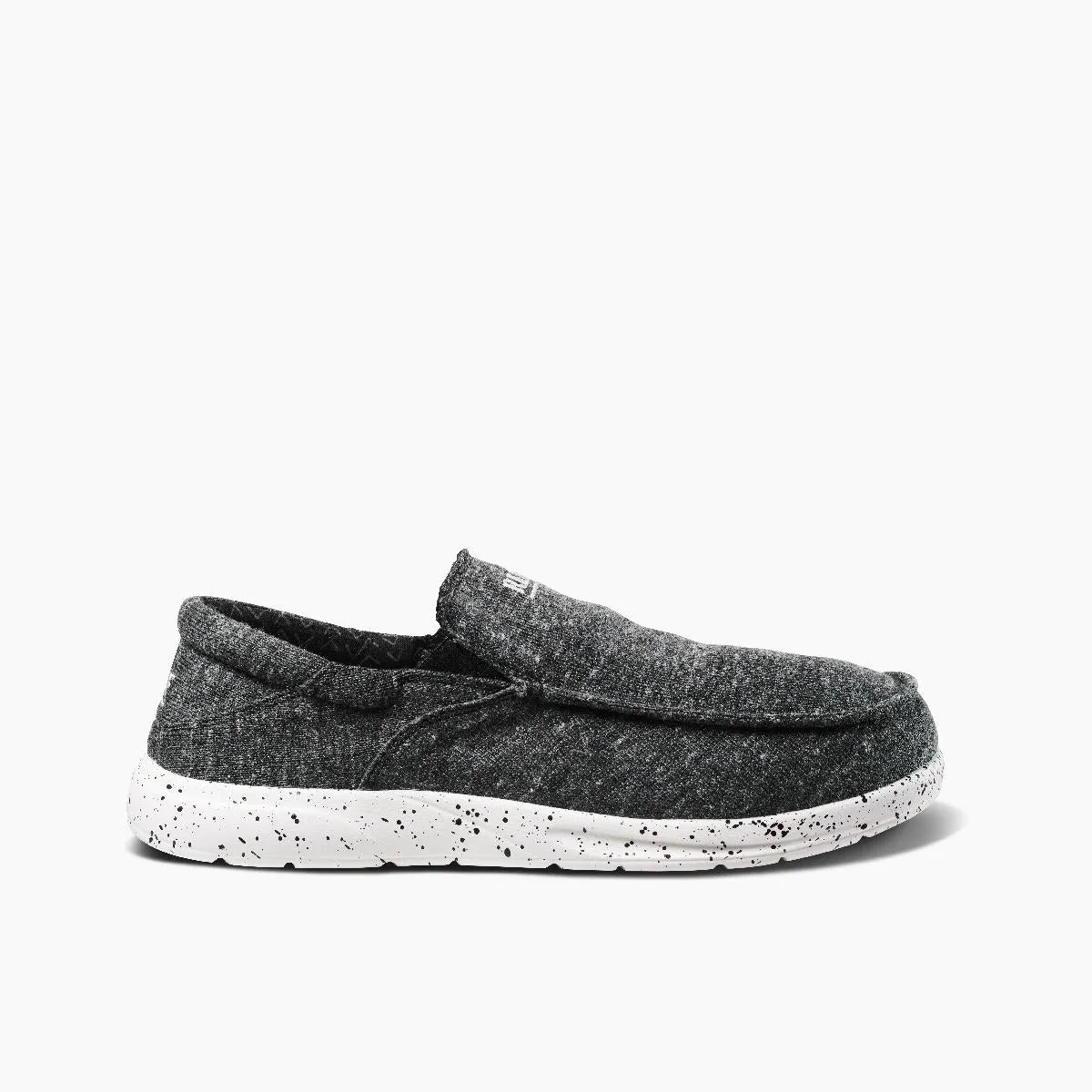 Reef Mens Cushion Coast Slip On Black White