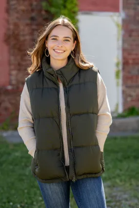 Relaxed Fit Puffer Vest