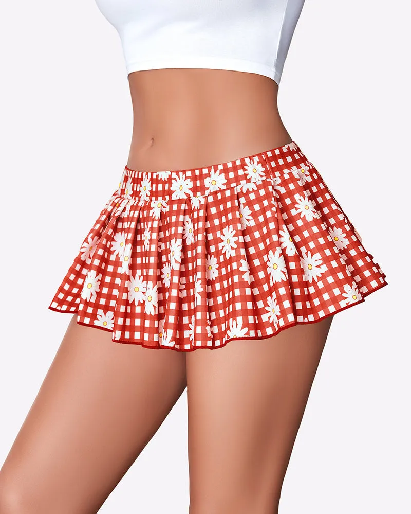 Role Play Pleated Mini Skirt