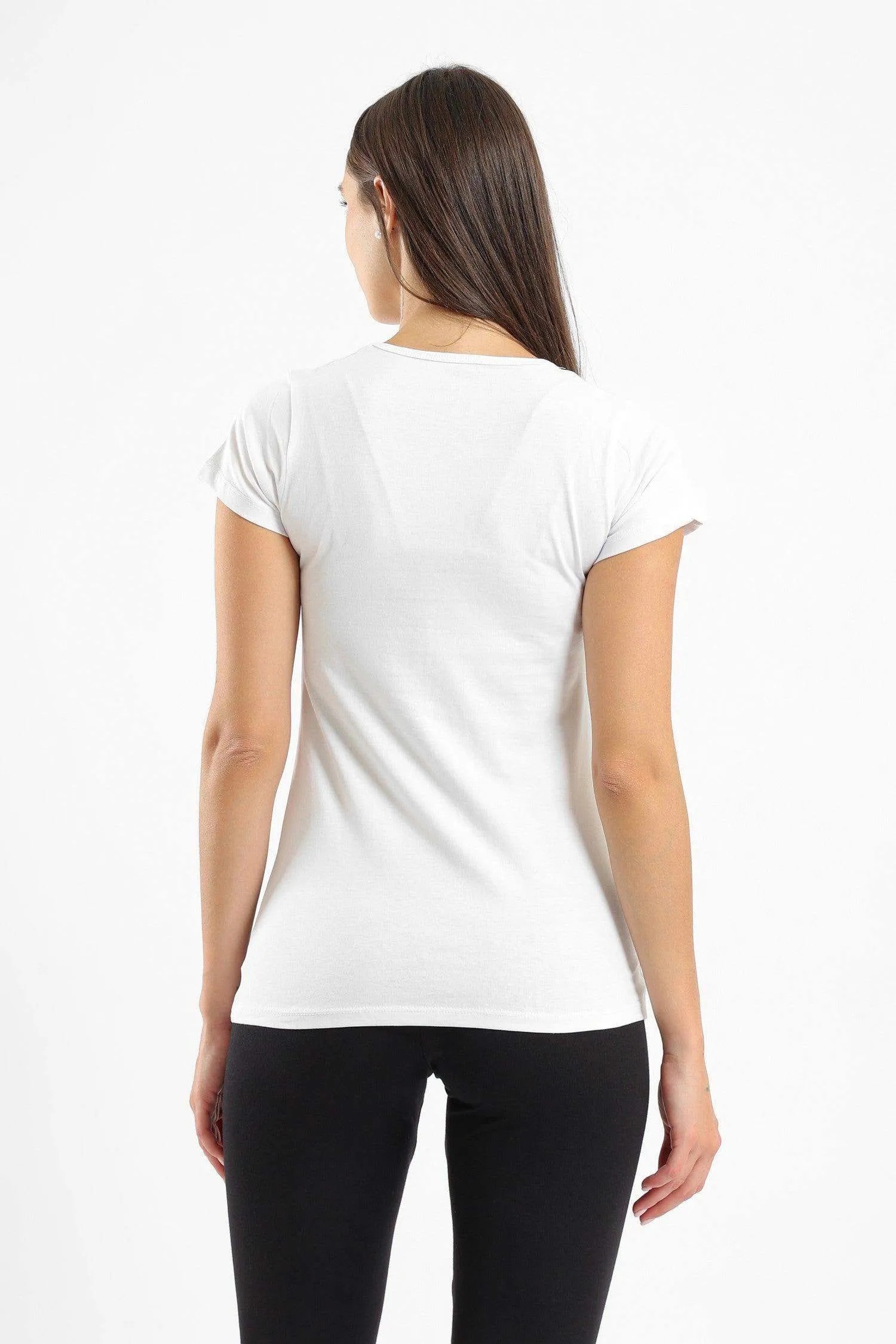 Round Neck Short Sleeves Top - Pack of 3