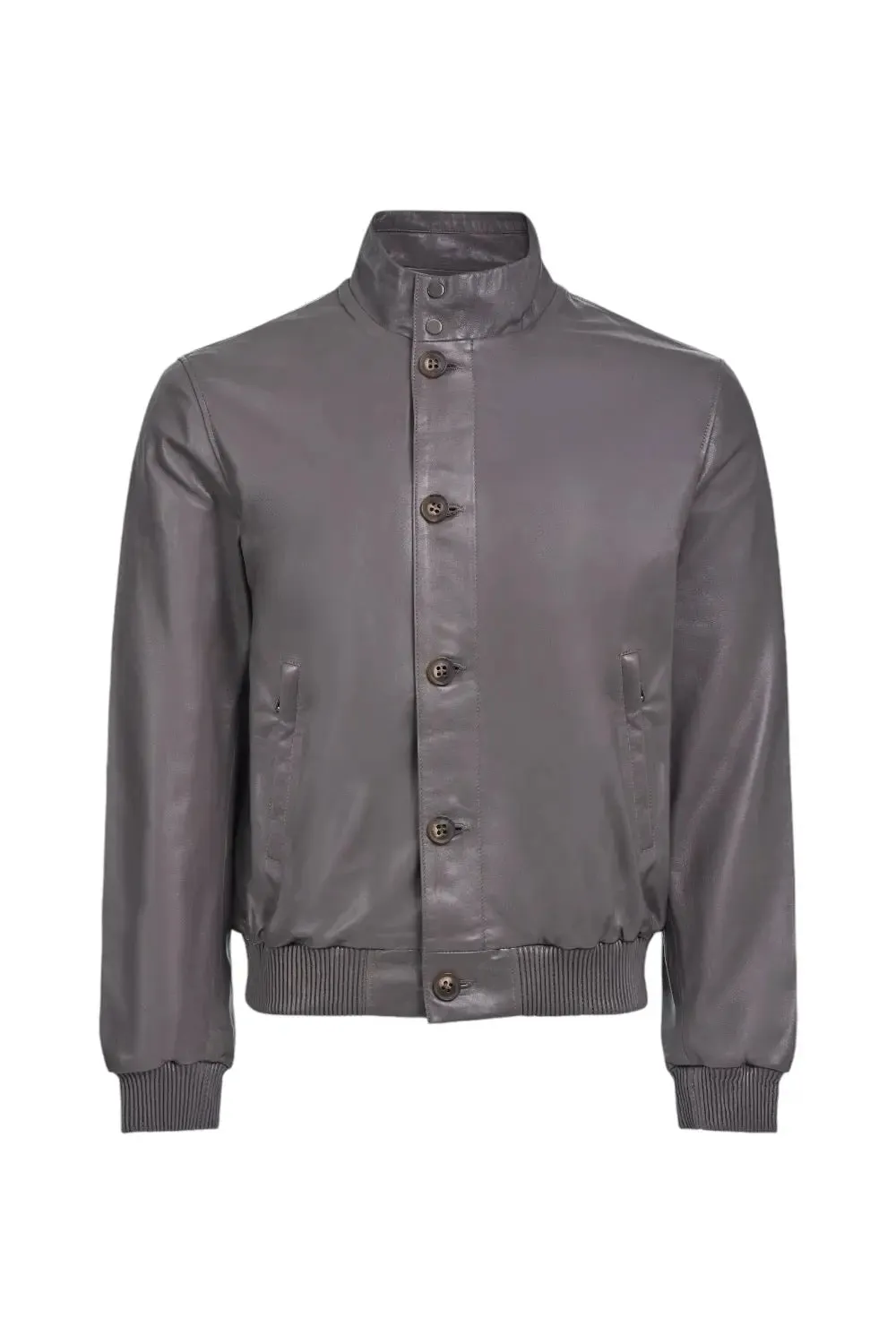 Simone Leather Utility Jacket