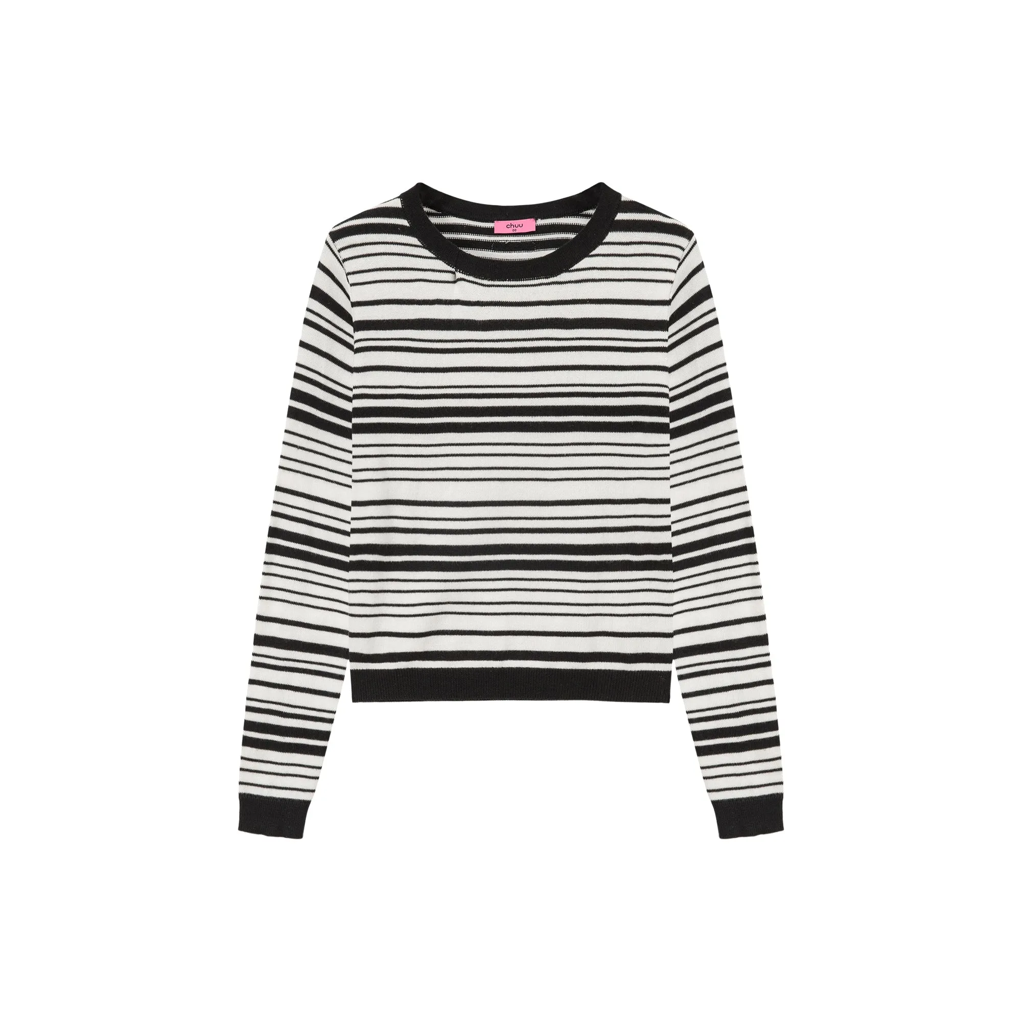 Slim Stripe Knit Top