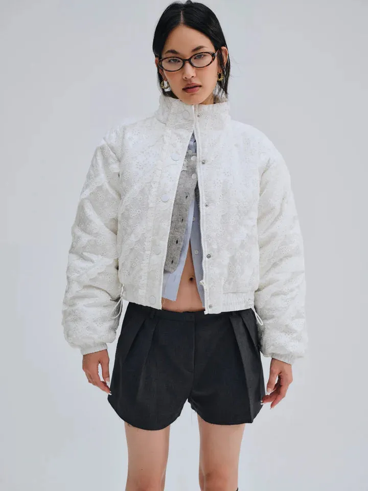 Sloane Eyelet Puffer Coat