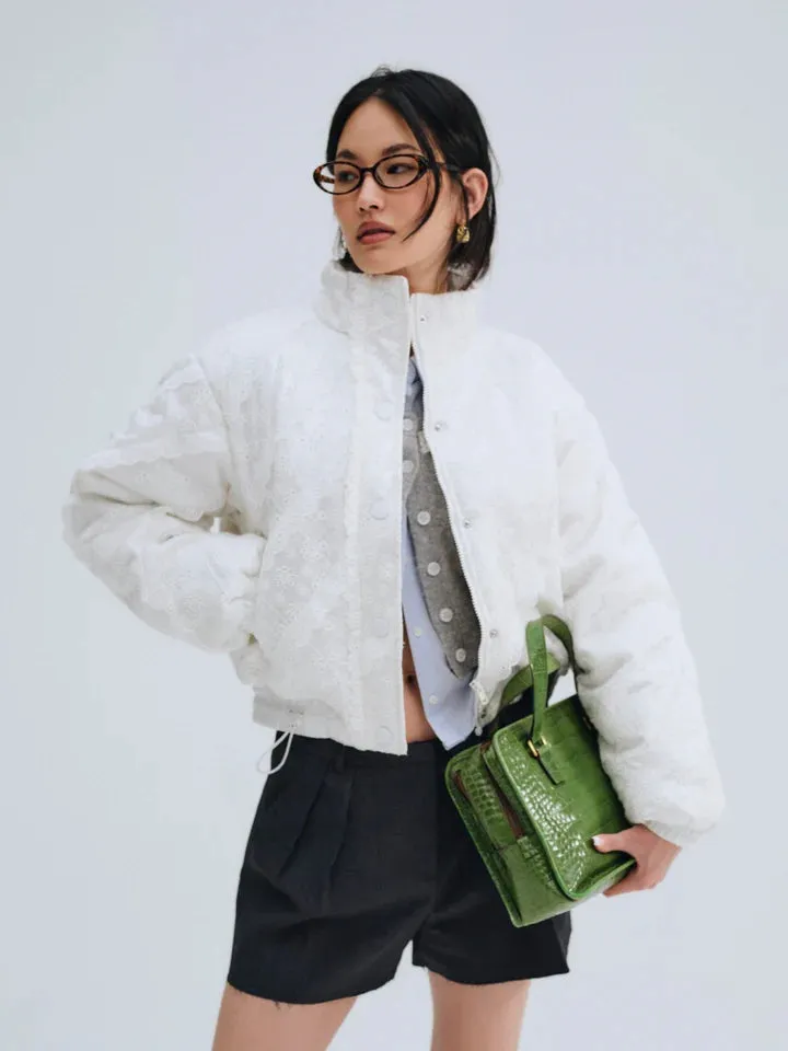 Sloane Eyelet Puffer Coat