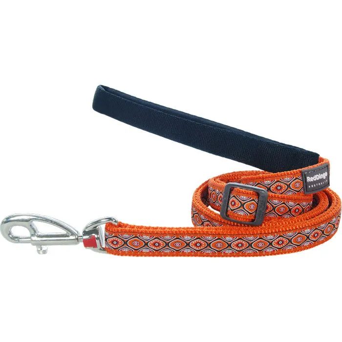 Snake Eyes Orange Dog Leash