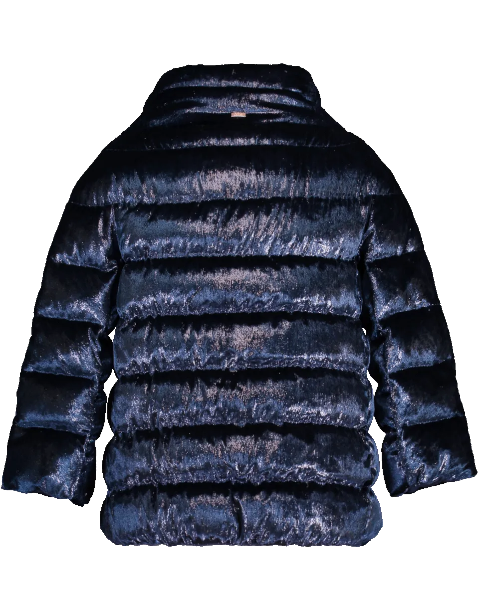 Sparkle Velvet Cocoon Jacket