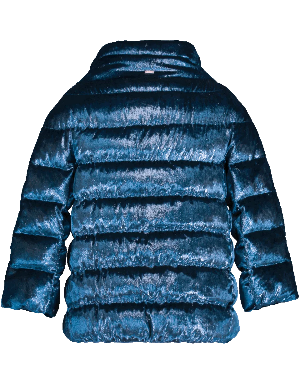 Sparkle Velvet Cocoon Jacket