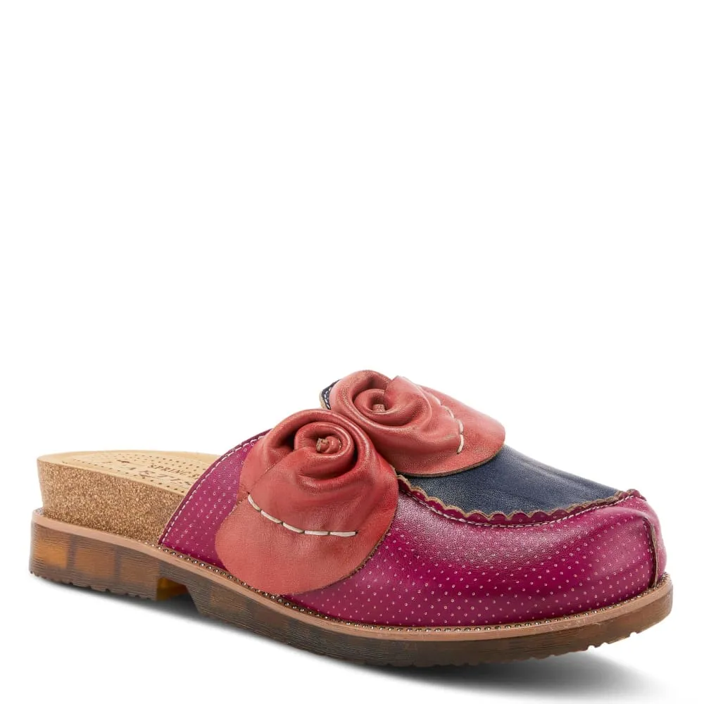 Spring Step Shoes L'Artiste Tricolour Clogs