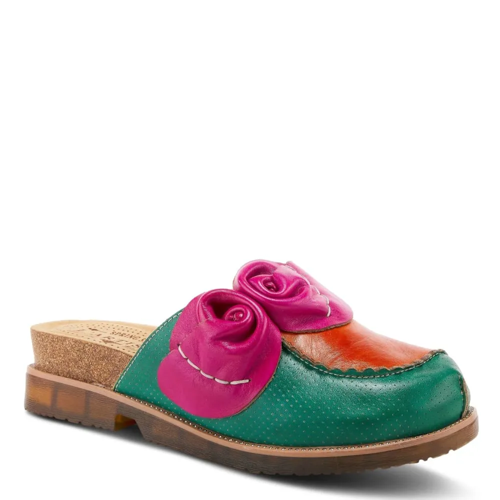 Spring Step Shoes L'Artiste Tricolour Clogs