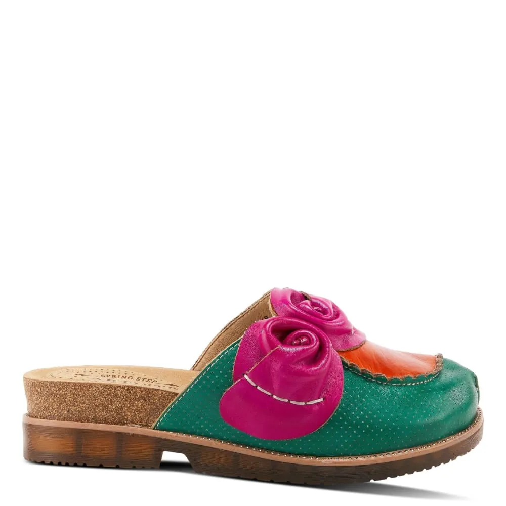 Spring Step Shoes L'Artiste Tricolour Clogs