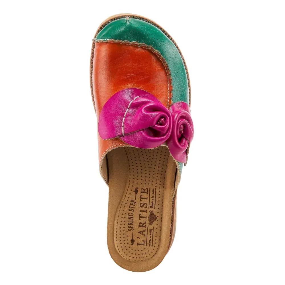 Spring Step Shoes L'Artiste Tricolour Clogs