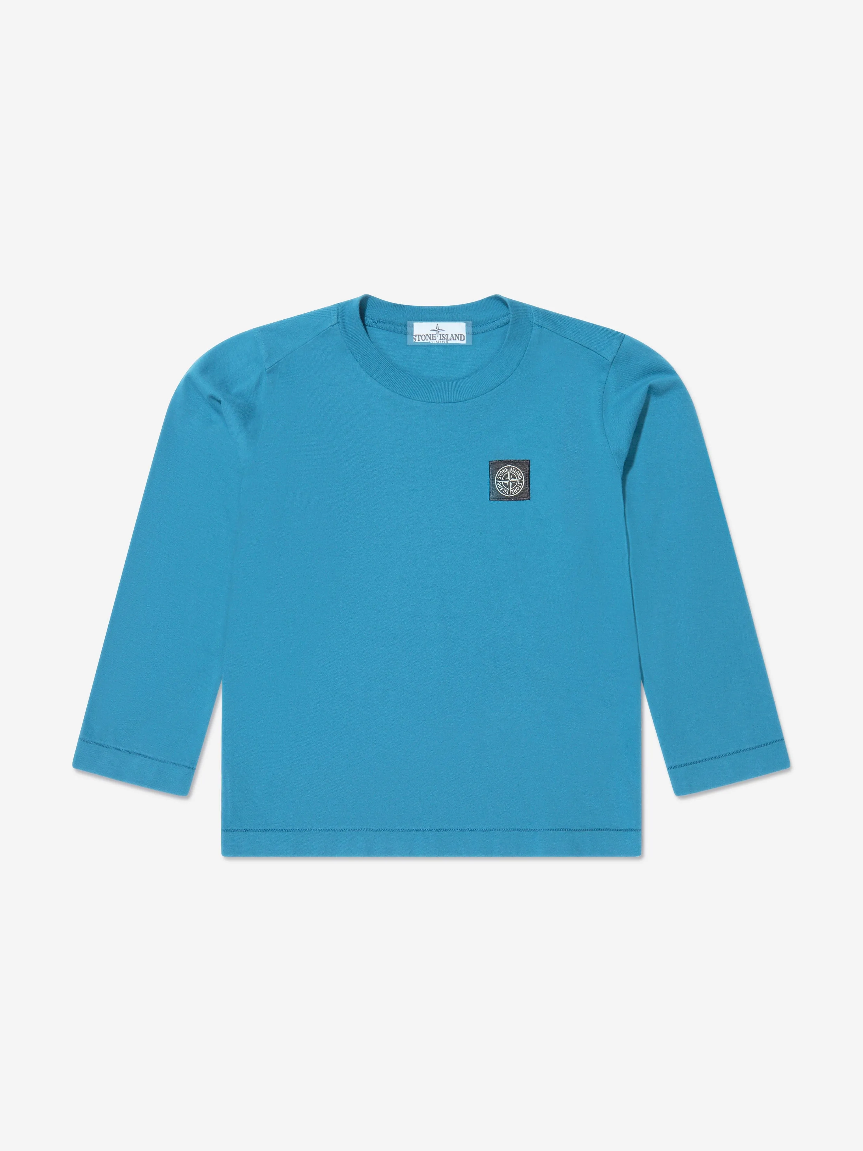 Stone Island Junior Boys Long Sleeve Logo T-Shirt