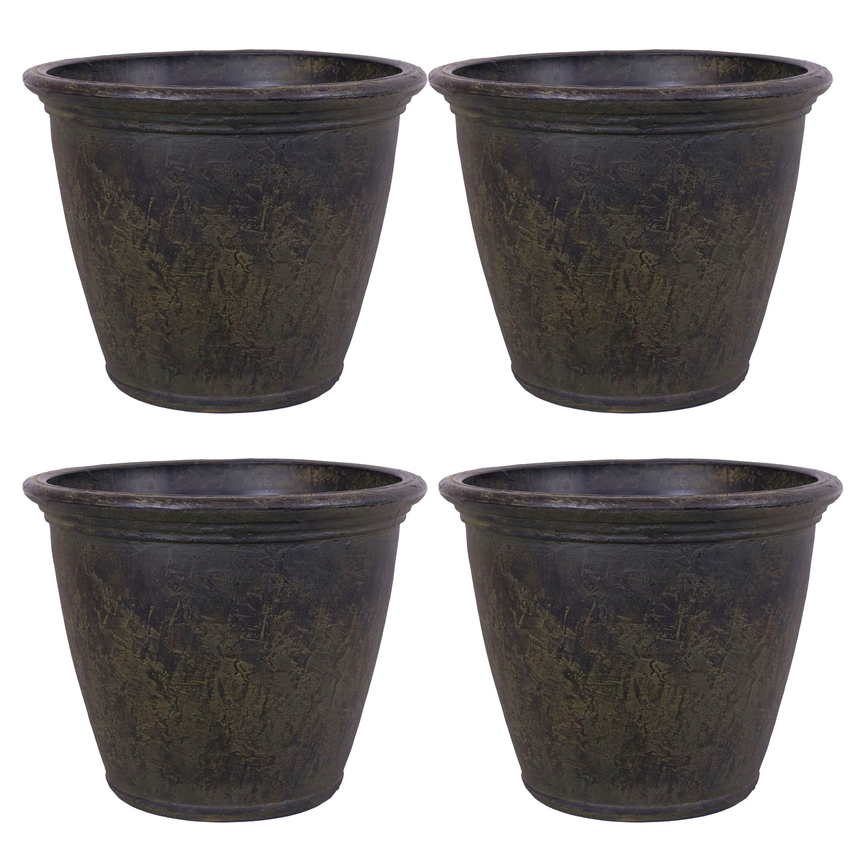 Sunnydaze Anjelica Polyresin Outdoor Flower Pot Planter