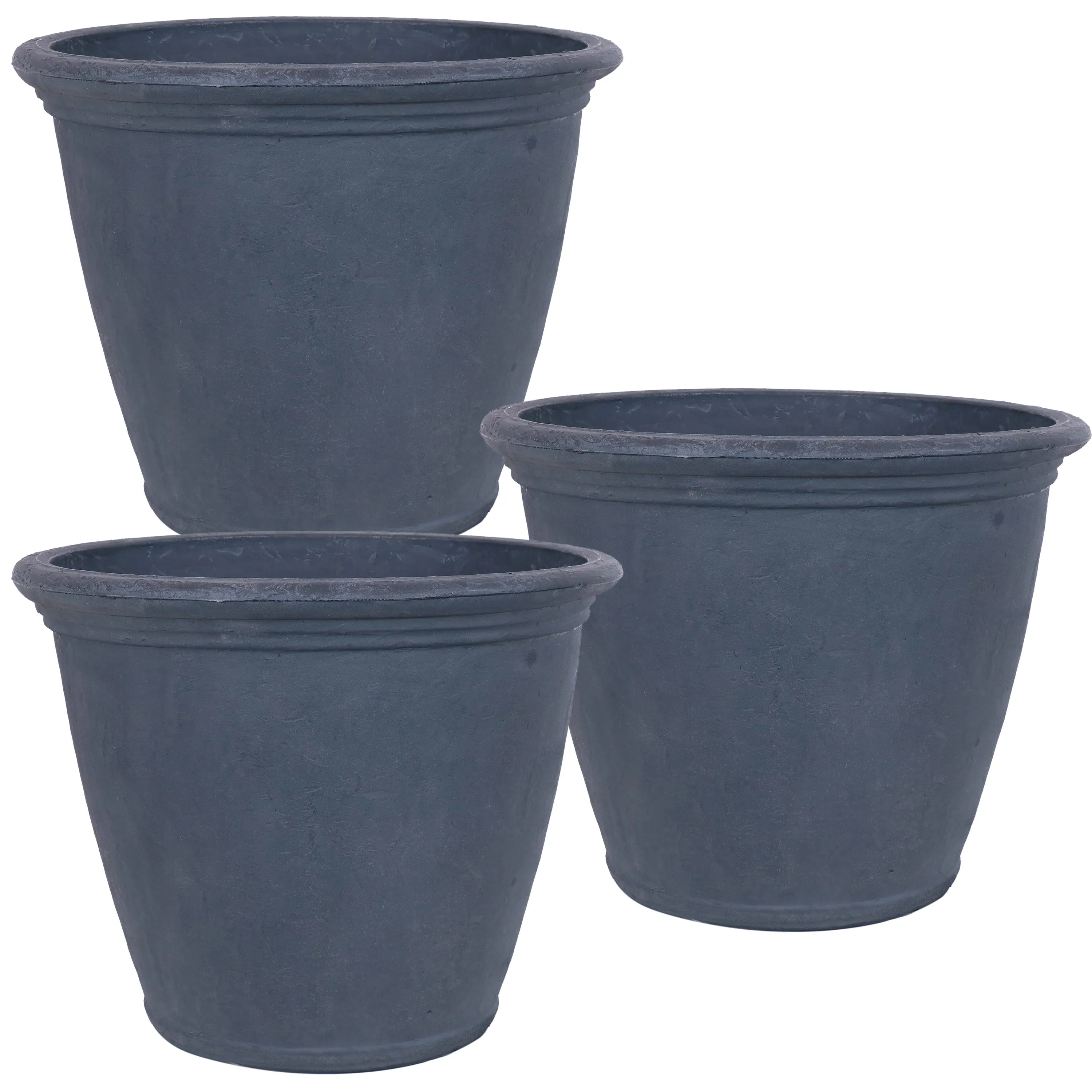 Sunnydaze Anjelica Polyresin Outdoor Flower Pot Planter