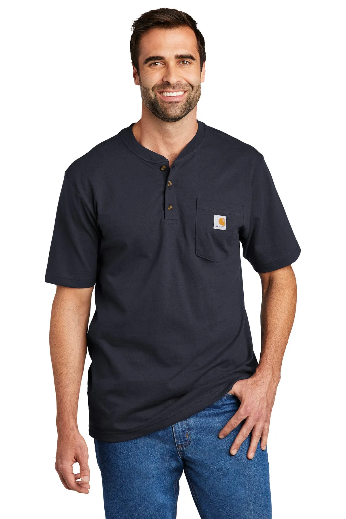 Team Elmer's Carhartt Short Sleeve Henley T-Shirt