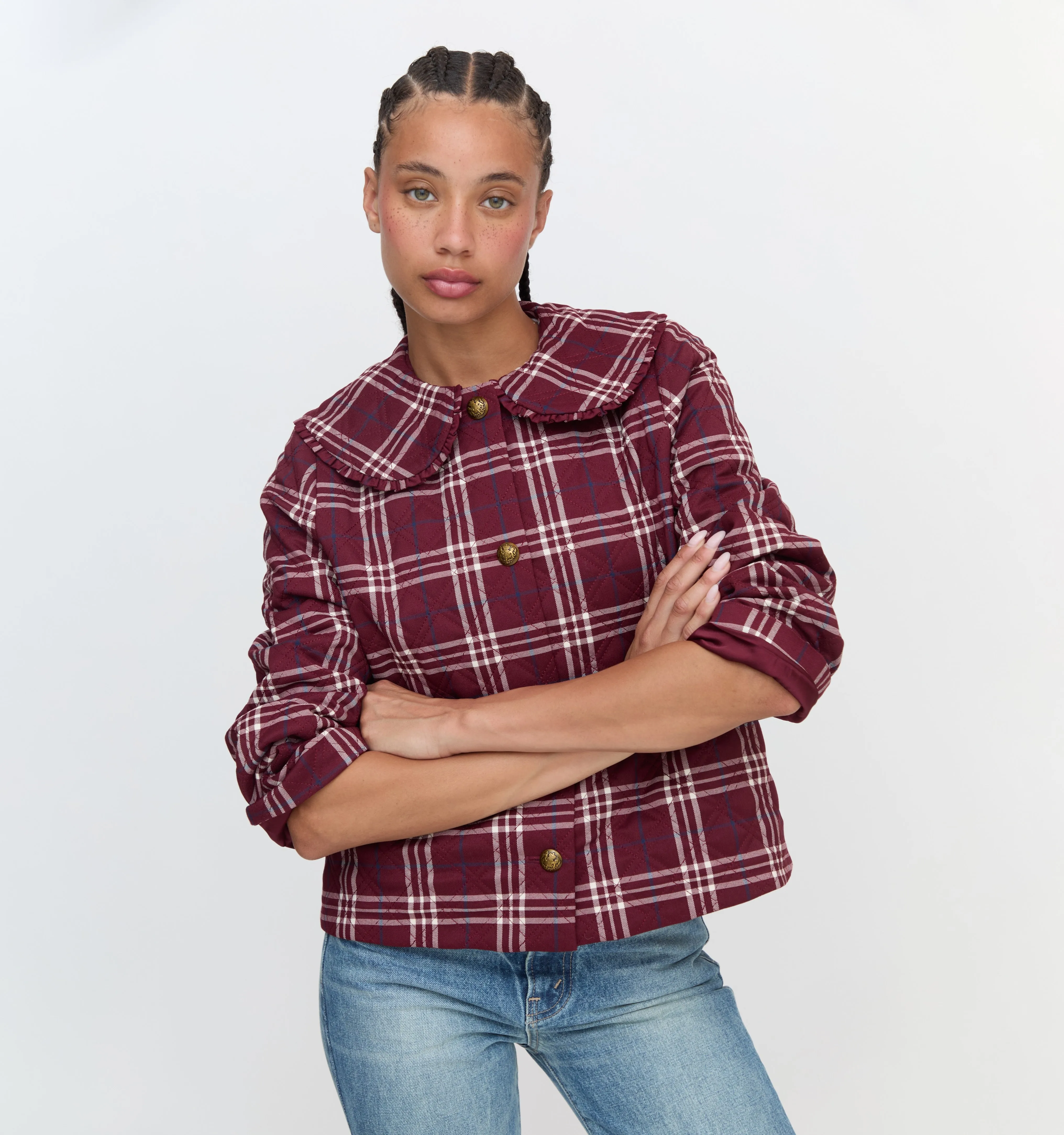 The Blake Jacket - Berry Wallace Plaid