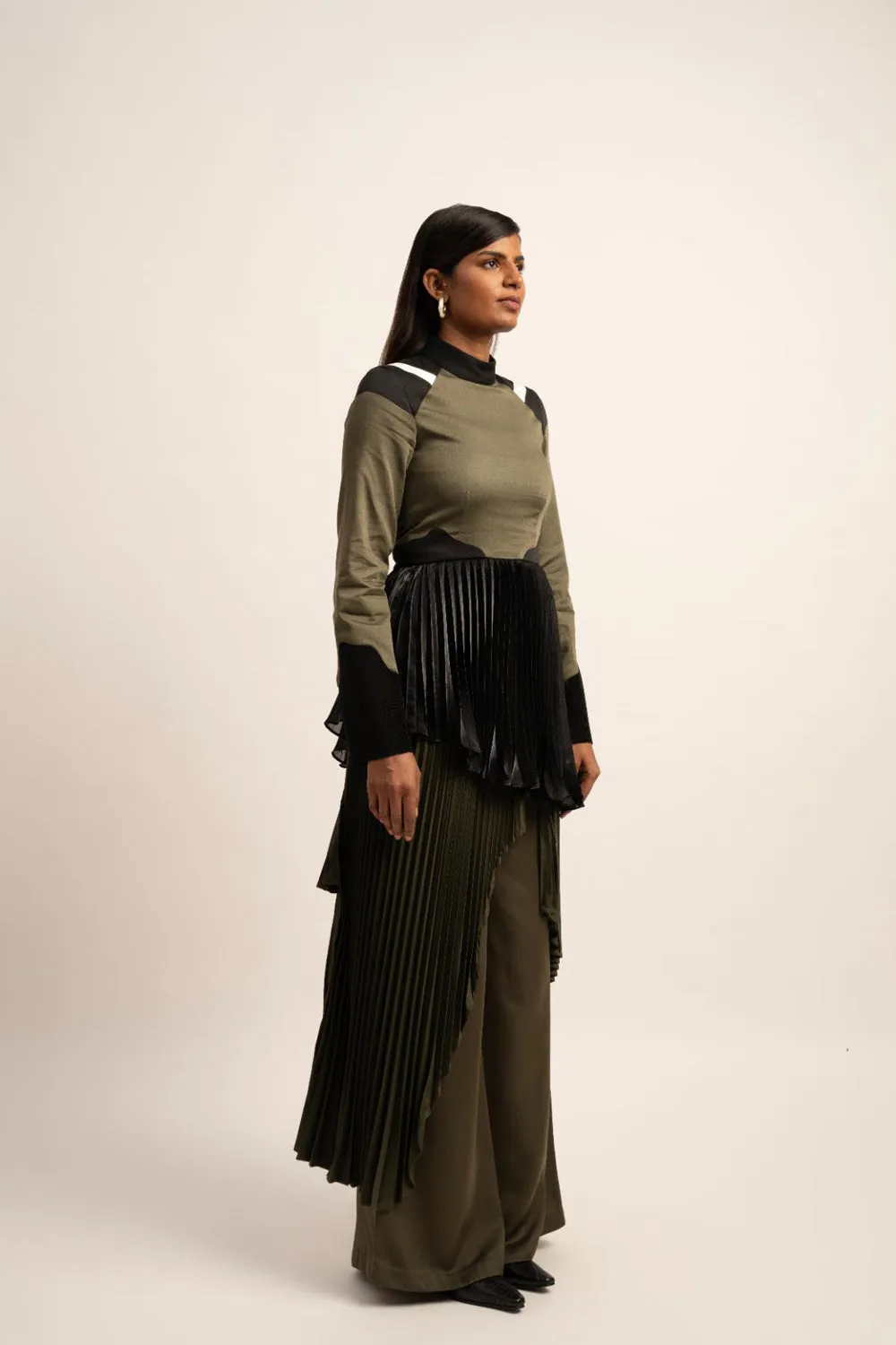 The Chaos Cascade Trousers & Skirt Set