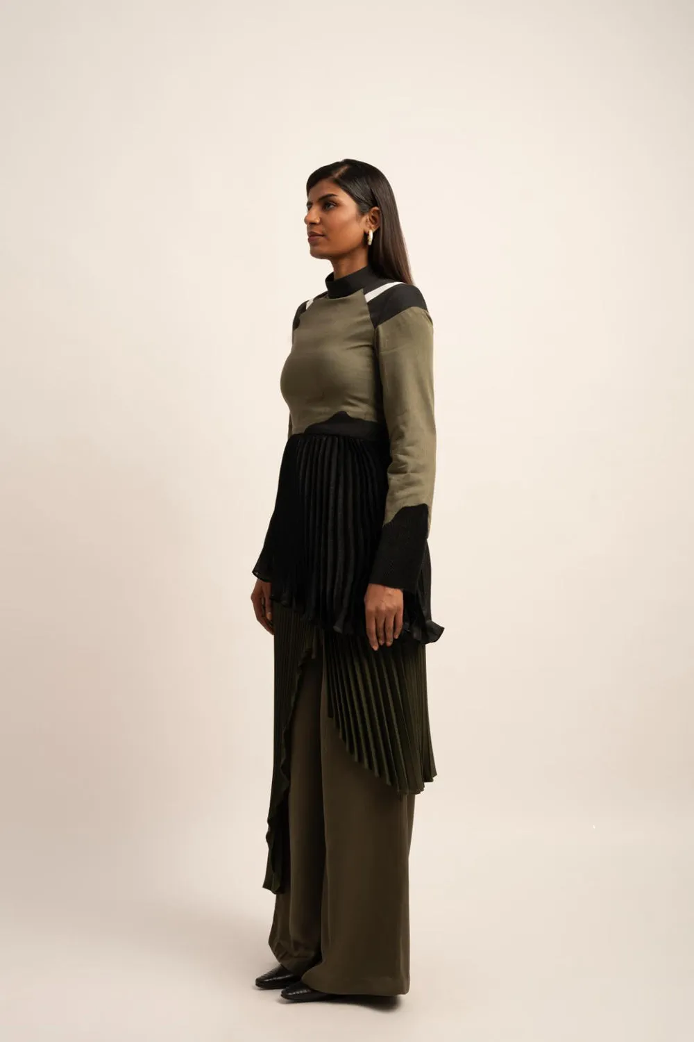 The Chaos Cascade Trousers & Skirt Set