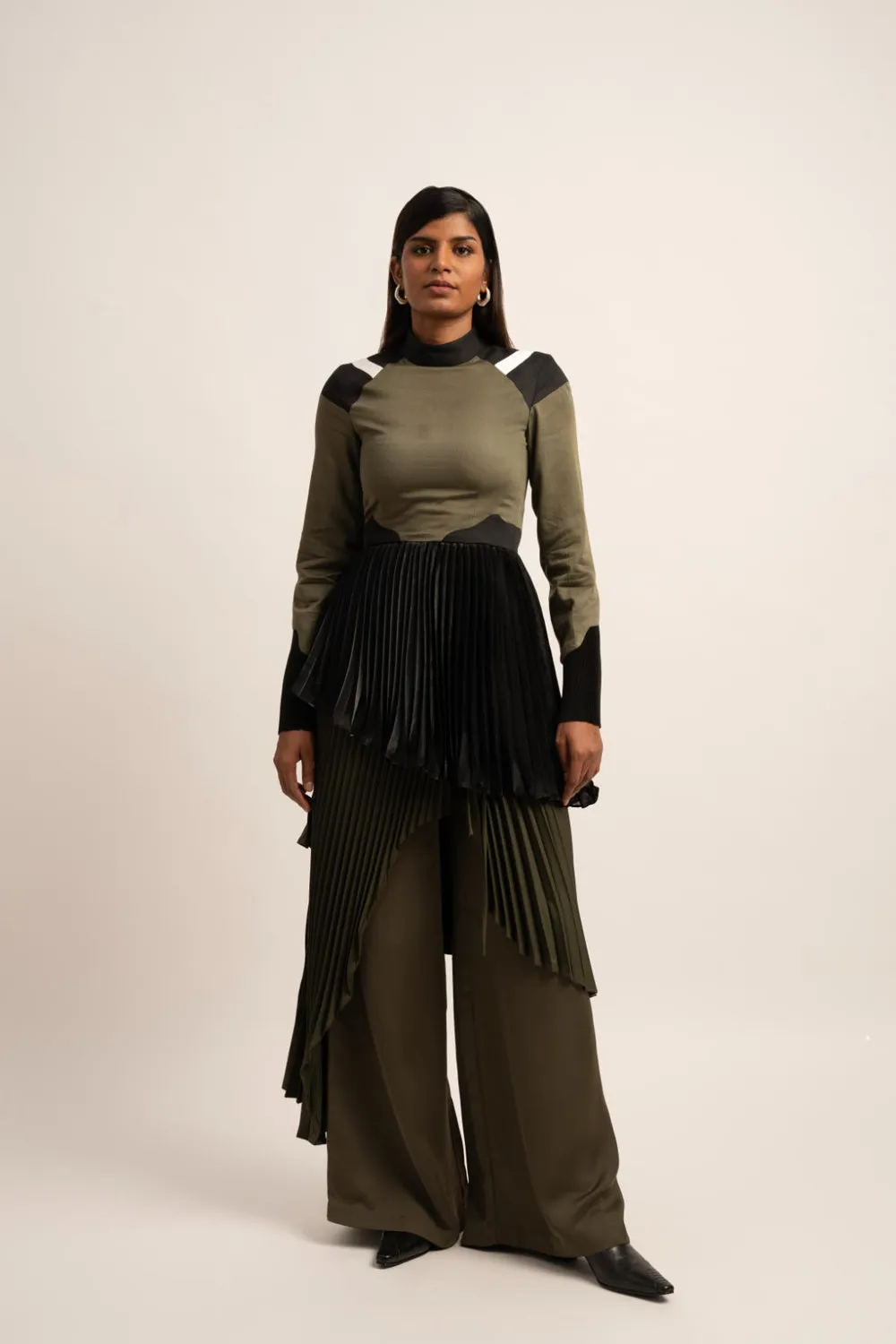 The Chaos Cascade Trousers & Skirt Set