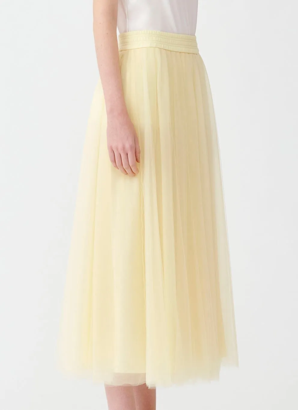 TULLE MIDI SKIRT