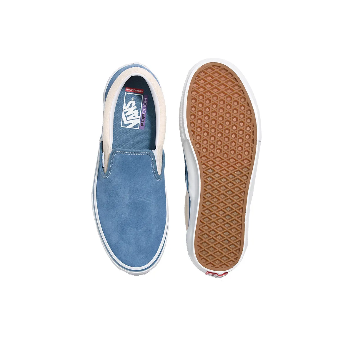 Vans Skate Slip-On - Light Navy/Cream