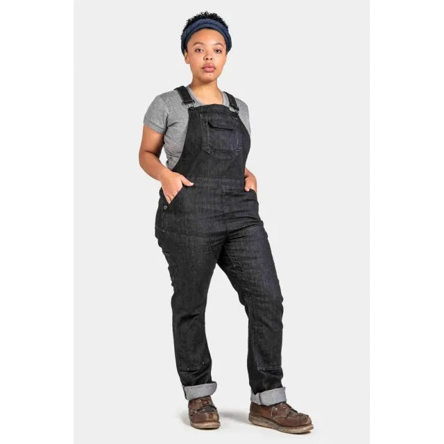 Women's Freshley Overall - Heathered Black Denim